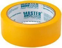 Лента малярная золотистая Master Color, рис. бумага, термост. до 120С, УФ-стойк. до 30 дн., 36мм*25м