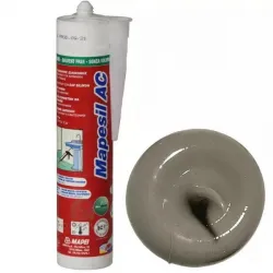 Силиконовый герметик Mapesil АС №116 серый мускус 310 мл Mapei