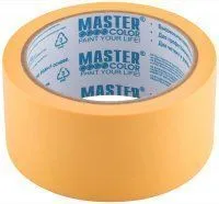 Лента малярная золотистая Master Color, рис. бумага, термост. до 120С, УФ-стойк. до 30 дн., 48мм*25м