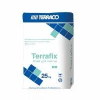 Клей для плитки Terraco/Террако Терафикс гранит серый, 25кг