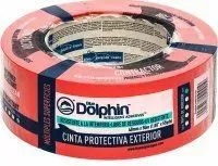 Малярная лента из ПВХ, красная 48 мм*50 м Blue Dolphin