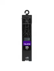 Лезвия RAZAR BLACK 25 мм обламывающиеся 10 шт. в футляре Tajima