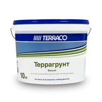 Грунт-краска Terragrunt White 10 кг Terraco