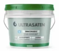 Шелковисто-матовая акриловая эмаль 4 л Ultrasaten Satin P Oikos 