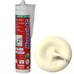 Силиконовый герметик Mapesil АС № 130 жасмин 310 мл Mapei