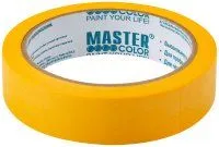 Лента малярная золотистая Master Color, рис. бумага, термост. до 100С, УФ-стойк. до 30 дн., 24мм*25м