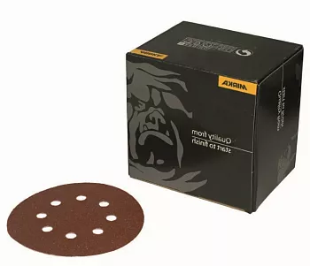 Шлифовальный круг самоклеющийся Coarse сut Ø125/8 P100 Mirka