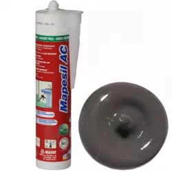 Силиконовый герметик Mapesil АС № 119 серый лондон 310 мл Mapei