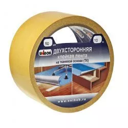 Двухсторонняя лента на тканевой основе 50 мм*10 м "Unibob"